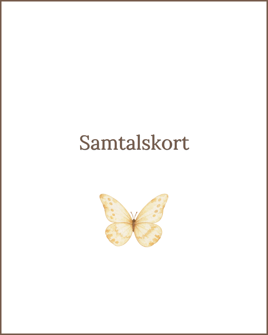 Samtalskort