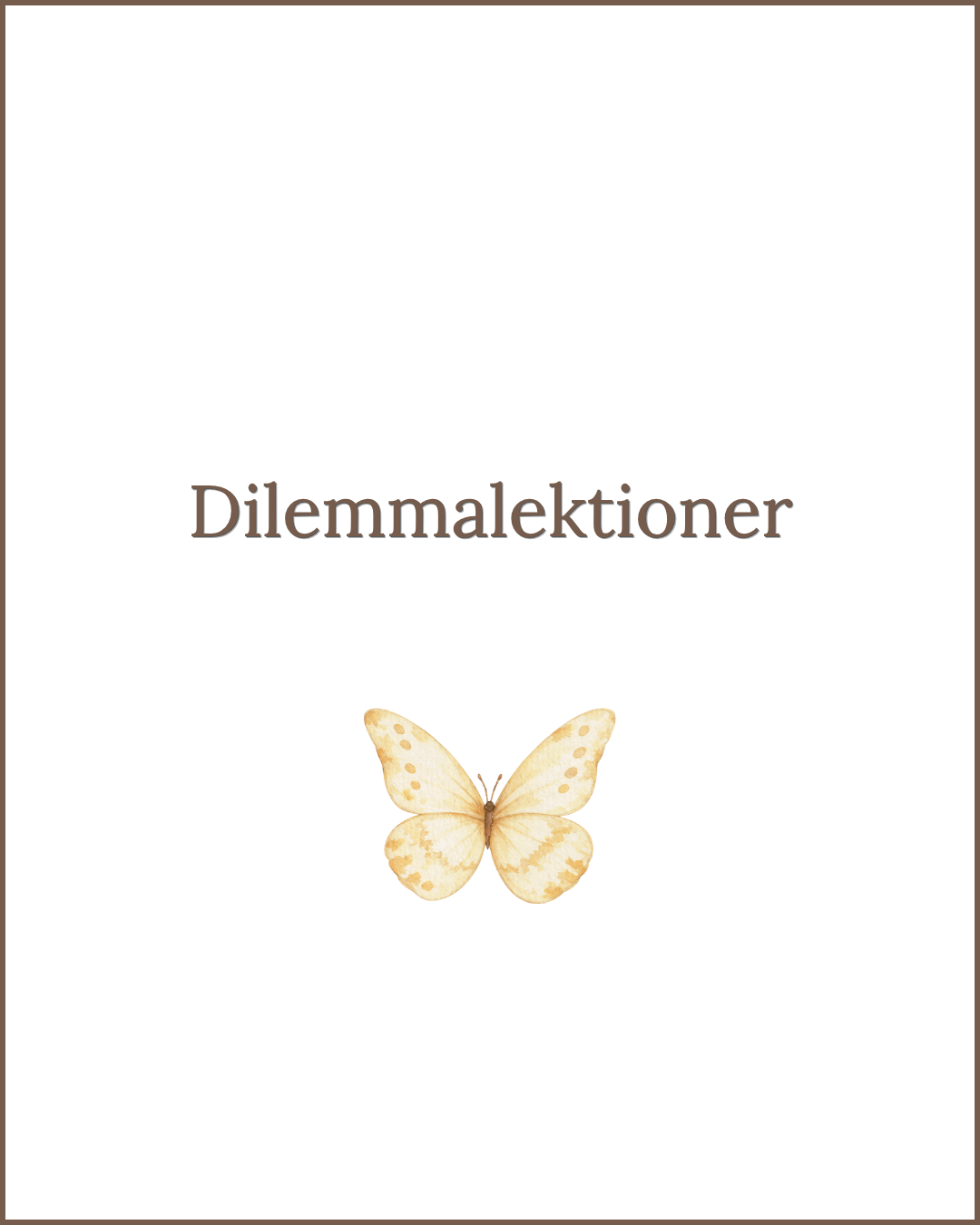 Dilemmalektioner