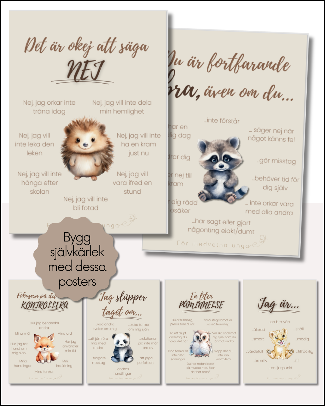 Posters: Vänliga påminnelser