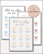 Posters: Det är okej om du...