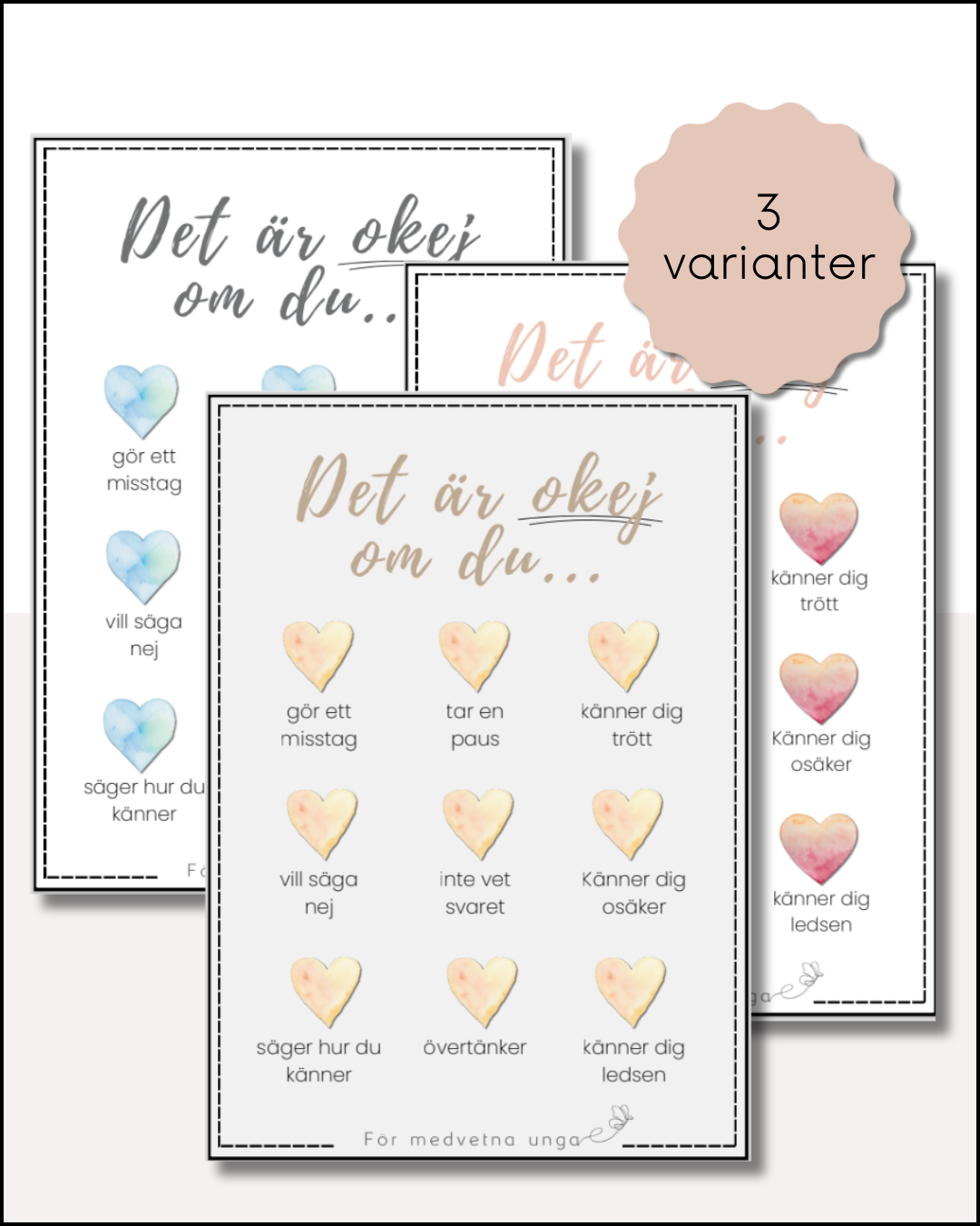 Posters: Det är okej om du...