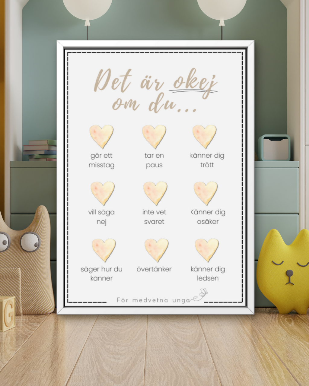 Posters: Det är okej om du...