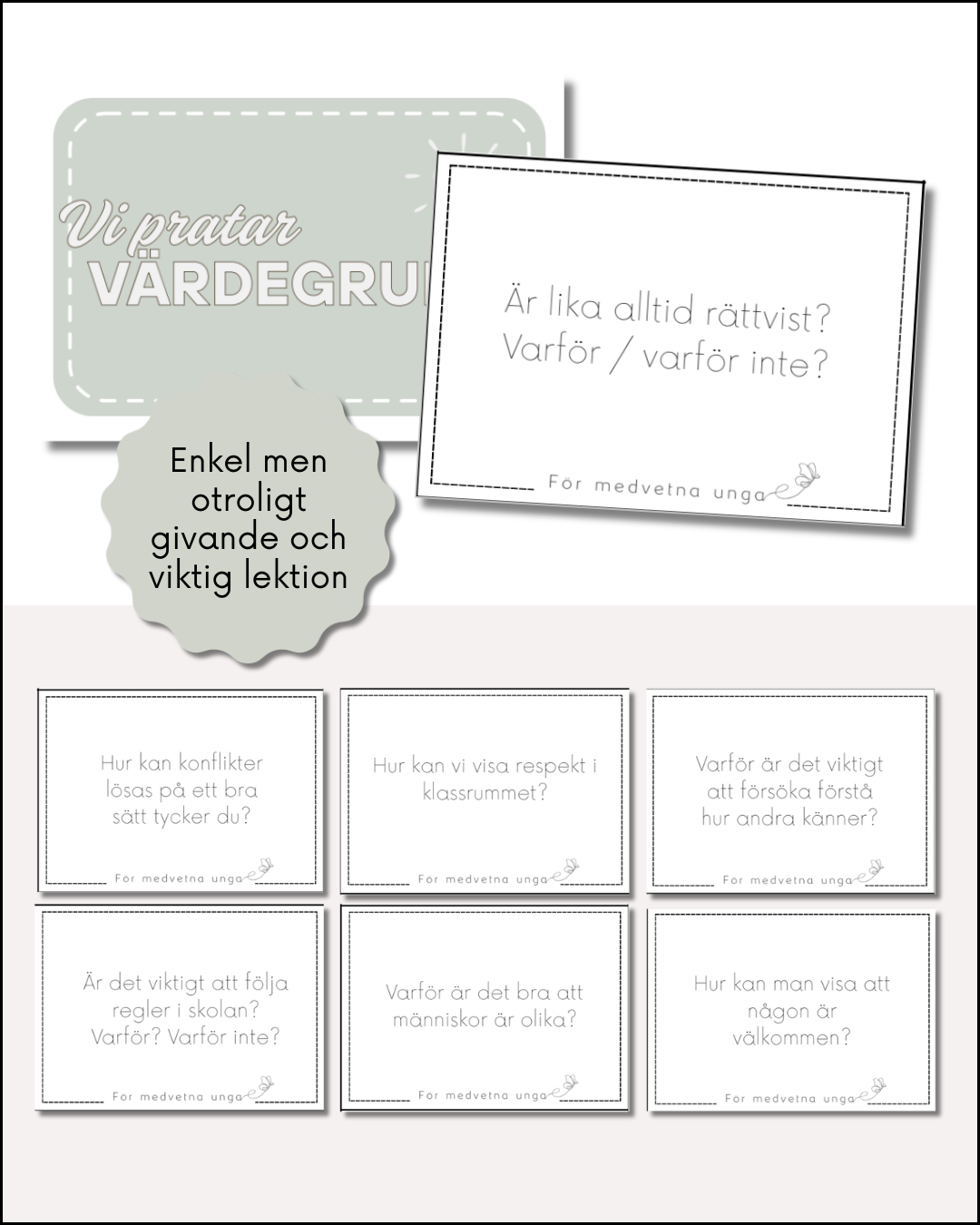 Vi pratar värdegrund