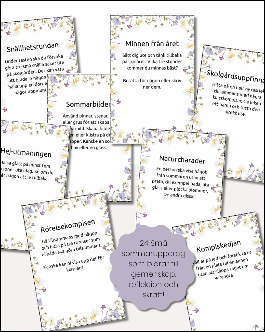 Uppdragskort sommar (för skolan)